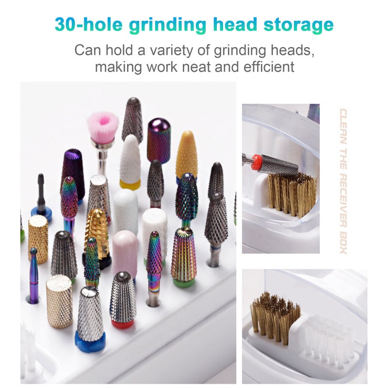 2 in 1 Nail Polish Head Organizer Clean Storage Nail Polish Head Case Display Case - Image 3