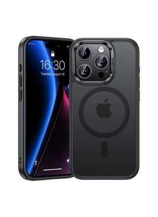 BENKS Magnetic Case for iPhone 15 Pro Max Compatible with Magsafe Strong Grade Drop Protection Anti-Scratch Translucent Matte Ultimate Touch Shockproof Case 6.7 inch, Black - pzsku/ZB08B5938F69E2CE051AAZ/45/_/1696333794/d2f096ce-a169-4973-8647-263c9762f4bd