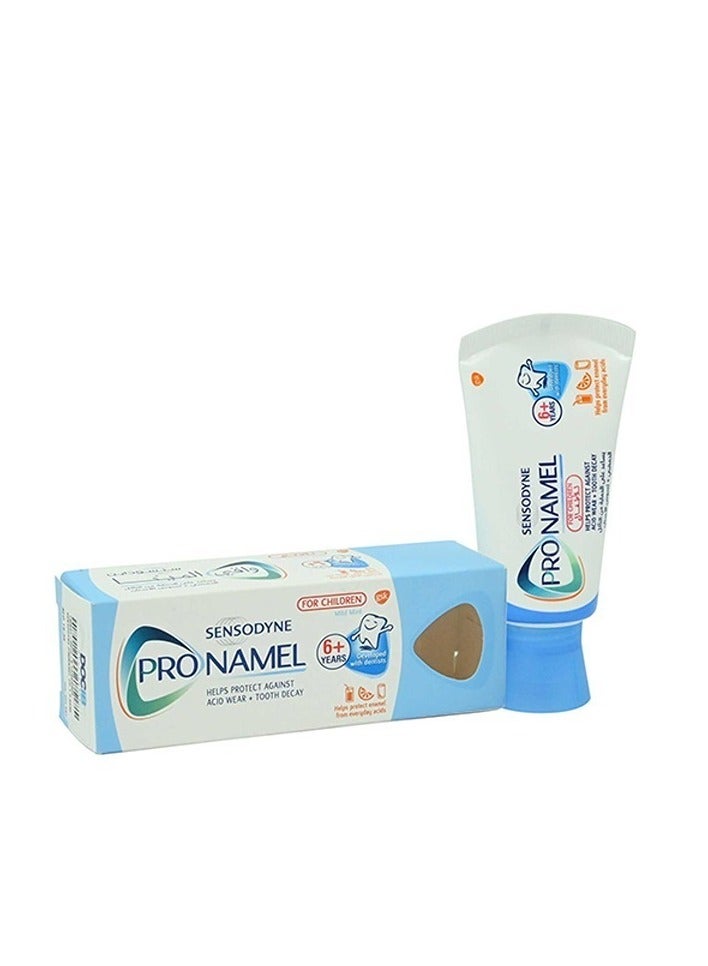 Sensodyne Pronamel Kid Toothpaste Acid Erosion and Tooth Decay Protection Children Toothpaste 50ml