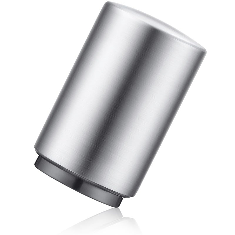 Swaytail Premium Beer Bottle Opener Silver 1 PC Stainless Steel Automatic Push Down No Damage Quick to Open Small Portable Bottle Cap Openers for Home Bars Picnic Camping Hiking