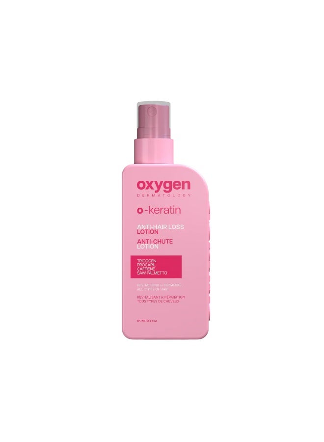 OXYGEN O-Keratin Anti-Hair Loss Lotion - 120 ML - Image 1