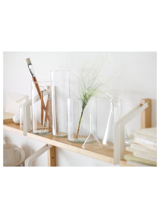 Zaboon Vase, Set Of 3, Clear Glass - Image 3