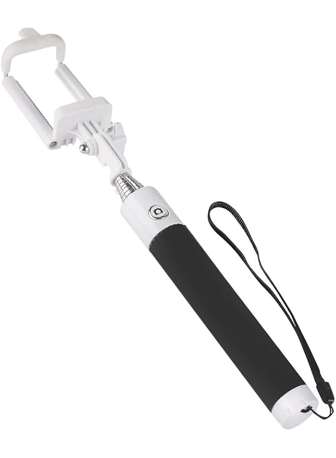 إيروريكس عصا سيلفي أحادية القوائم Ss787 باللونين الأسود والأبيض - Image 1