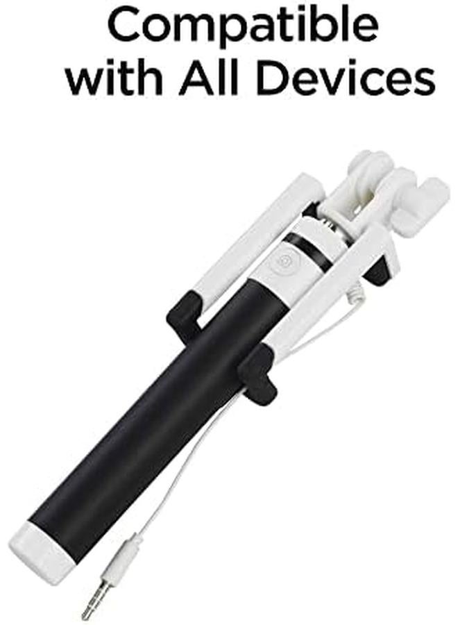 إيروريكس عصا سيلفي أحادية القوائم Ss787 باللونين الأسود والأبيض - Image 3