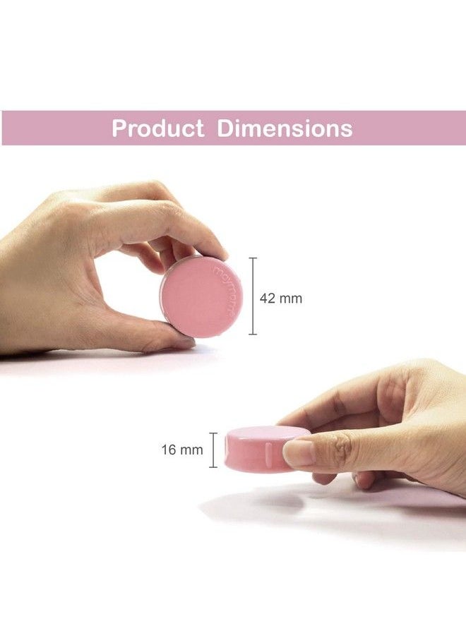 Maymom - Solid Lids With Sealing Ring For Standard Sized Bottles; Bottles Lids Compatible With Medela Bottles Ameda And Small Sized Nuk Playtex Gerber Bottles; 8Pc (Pink) - Image 1