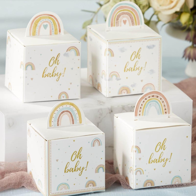 Kate Aspen Boho Rainbow Shower One Size Baby Box Decoration - Image 2