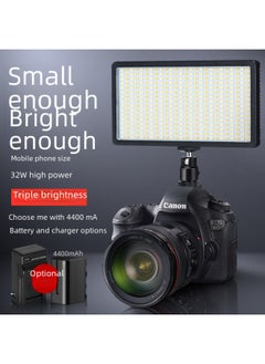 General 416LED Fill Light Photography Light SLR Camera Shooting Light Photography Light Handheld Portable Live Broadcast Anchor Light-Color:416 Lights + PTZ  - Image 5
