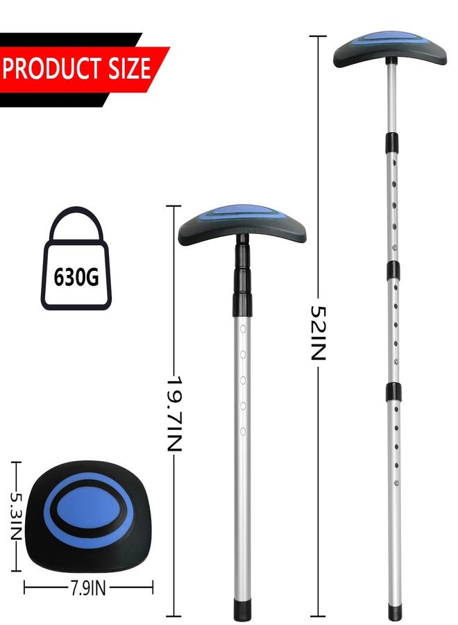 LOVACE Golf Travel Bag Support System, Golf Club Travel Protection Kit (Blue) - Image 2