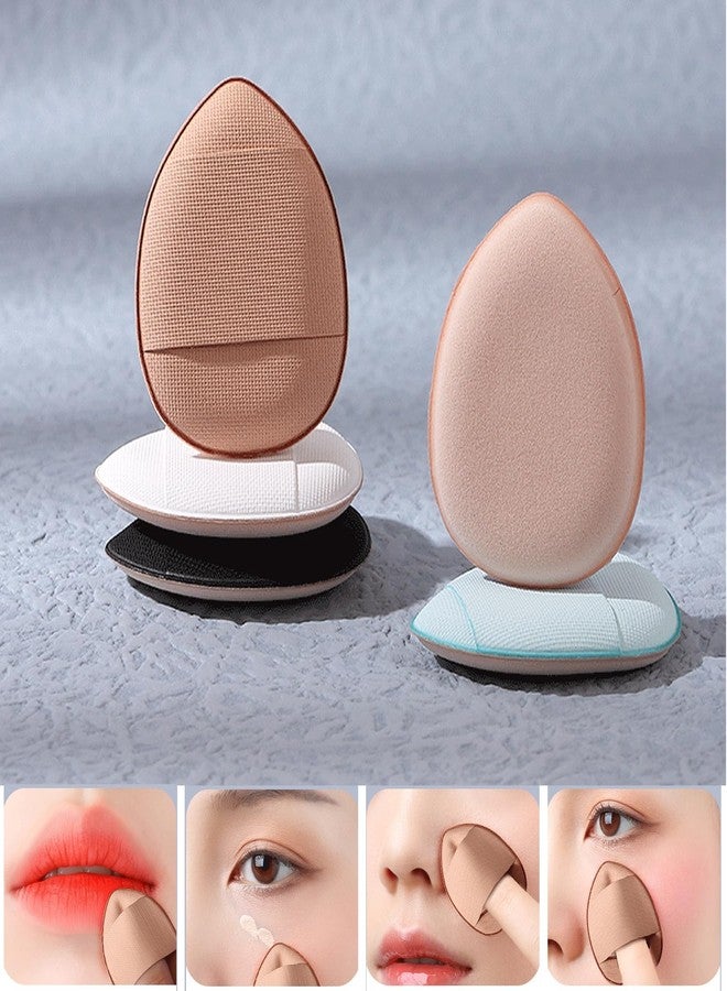 SUKPSY 10 Pcs Mix Color Finger Puff, Mini Makeup Powder Sponges Puff,Soft Beauty Sponge Cosmetic Puff Makeup Tools Dry and Wet Use Facial Foundation Puff(Multicolor) - Image 2