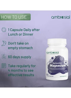 Magnesium Citrate With Di Magnesiu Malate- 60 Vegan Capsules - pzsku/ZB08BE71143013C18EC93Z/45/_/1674637814/460cf750-edf4-4bc6-8c5e-8a46668b7993