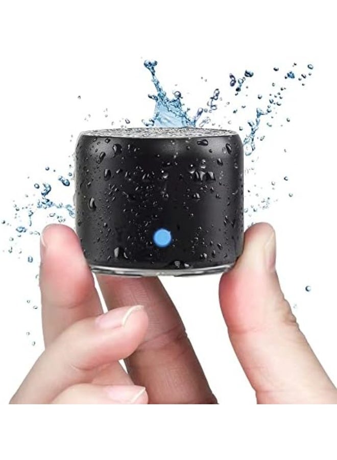 With Eva Travel Carry Case, A106 Pro Bluetooth Speaker Waterproof, Portable Wireless Outdoor Mini Speaker, Strong Bass with Bass Radiators, 12 Hours Playback (Black) - Image 1