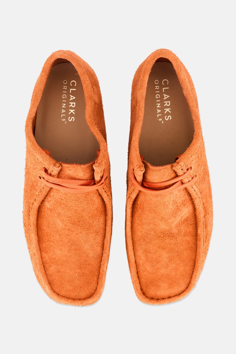clarks Men Wallabee Lace Up Casual Shoes, Orange - Image 3