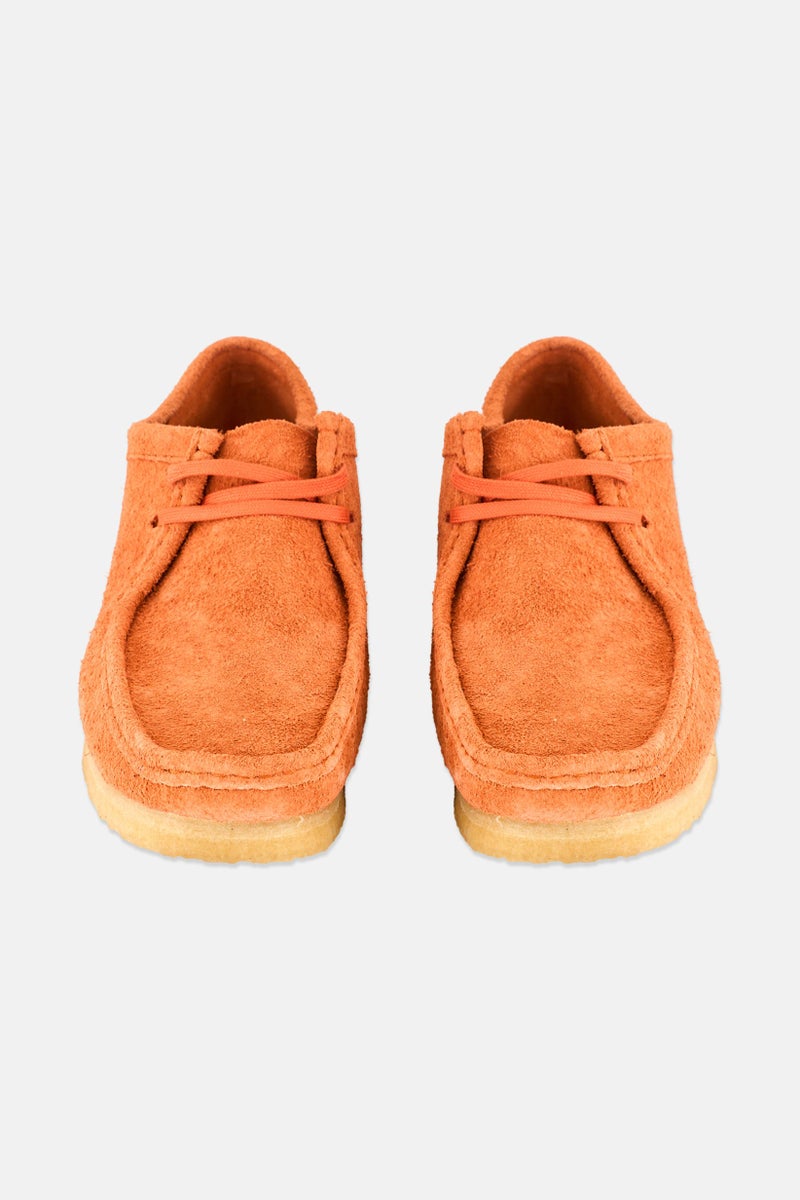 clarks Men Wallabee Lace Up Casual Shoes, Orange - Image 4