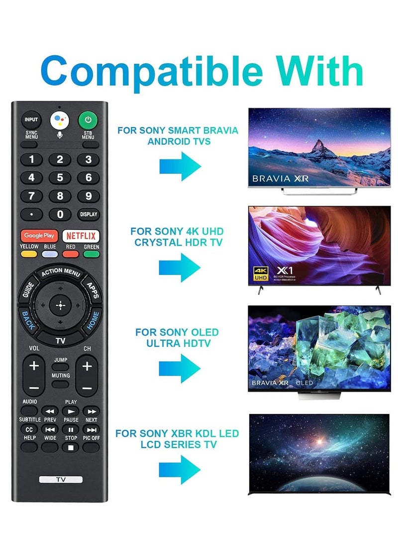 ELTRAZONE Replacement Remote for Sony Bravia TV with Voice Control, Compatible with Sony RMF-TX300U 4K Smart HDTV Models XBR-49X800E, XBR-55X800E, XBR-55X850D, XBR-65X850E, XBR-85X850D, XBR-43X800E, XBR-65X930D, XBR-75X850E, XBR-75X940D - Image 4