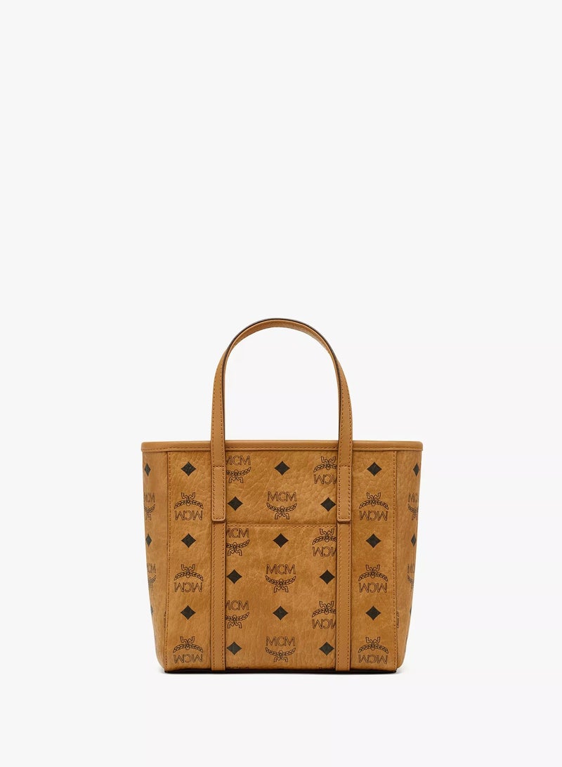 MCM Toni Top-Zip Shopper in Visetos - Image 2