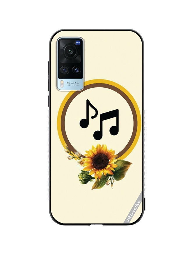 VR CREATIVE Protective Case Cover For Vivo X60 Music Design Multicolour - Image 1