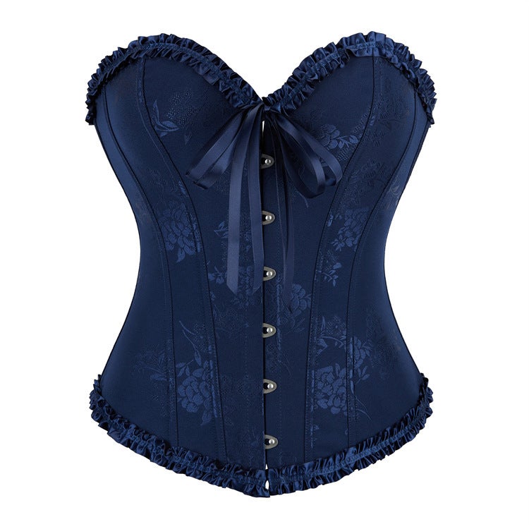 New Multicolor Lace Corset Top Chest Push-Up Waist Corset Belly-Tinting Base Shaper - Image 4