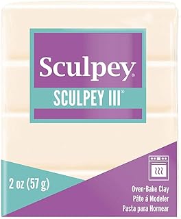 Polyform Polyform Sculpey IIIÃ‚Â® Polymer Oven-Bake Clay, Translucent, Non Toxic, 2 oz. bar, Great for modeling, sculpting,  - Image 1