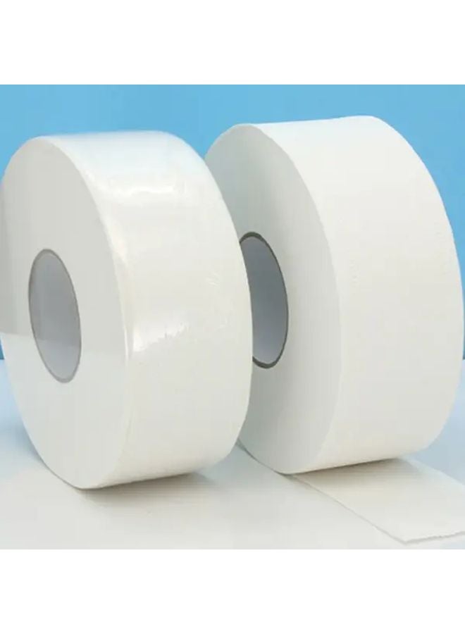 2 Volumes 5 Layer Large Roll Paper 300G Toilet Paper Commercial Bulk Light Beige - Image 1