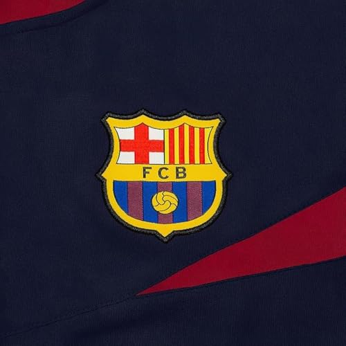 Icon Sports Officially Licensed FC Barcelona Soccer Track Jacket - Unisex Adult - FCB39TJ Navy S - Image 3