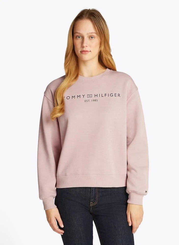 TOMMY HILFIGER Crew Neck Logo Sweatshirt