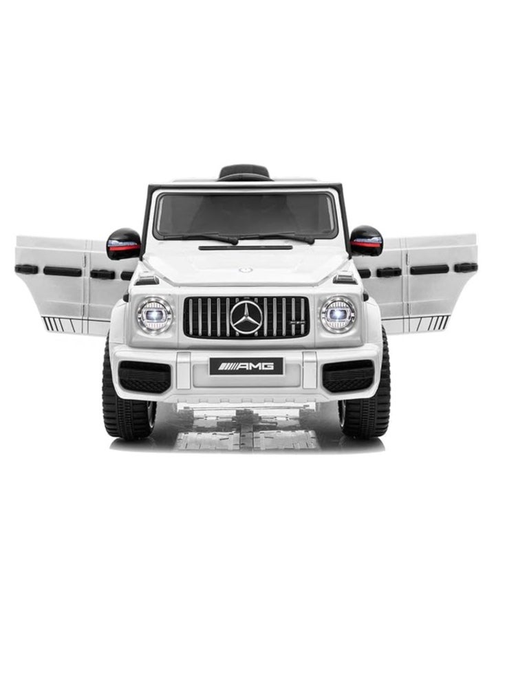 GOLD MANTIS - Mercedes-Benz AMG G63 12V Ride-On Car with Remote Control - Safe & Fun Electric Ride for Kids, Realistic Design, LED Lights, Music Player, and Parental Control - Image 1