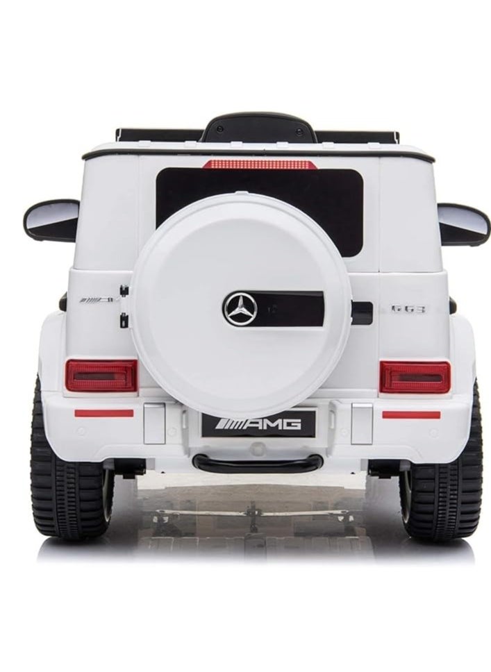 GOLD MANTIS - Mercedes-Benz AMG G63 12V Ride-On Car with Remote Control - Safe & Fun Electric Ride for Kids, Realistic Design, LED Lights, Music Player, and Parental Control - Image 1