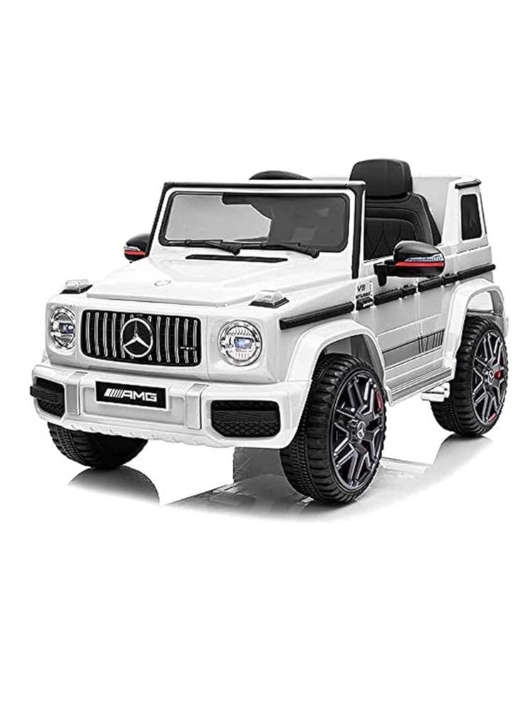 GOLD MANTIS - Mercedes-Benz AMG G63 12V Ride-On Car with Remote Control - Safe & Fun Electric Ride for Kids, Realistic Design, LED Lights, Music Player, and Parental Control - Image 1