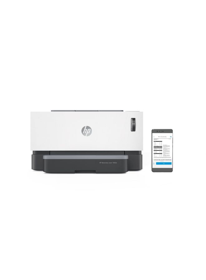 HP Neverstop Laser 1000w Wireless Printer Grey/White - Image 4