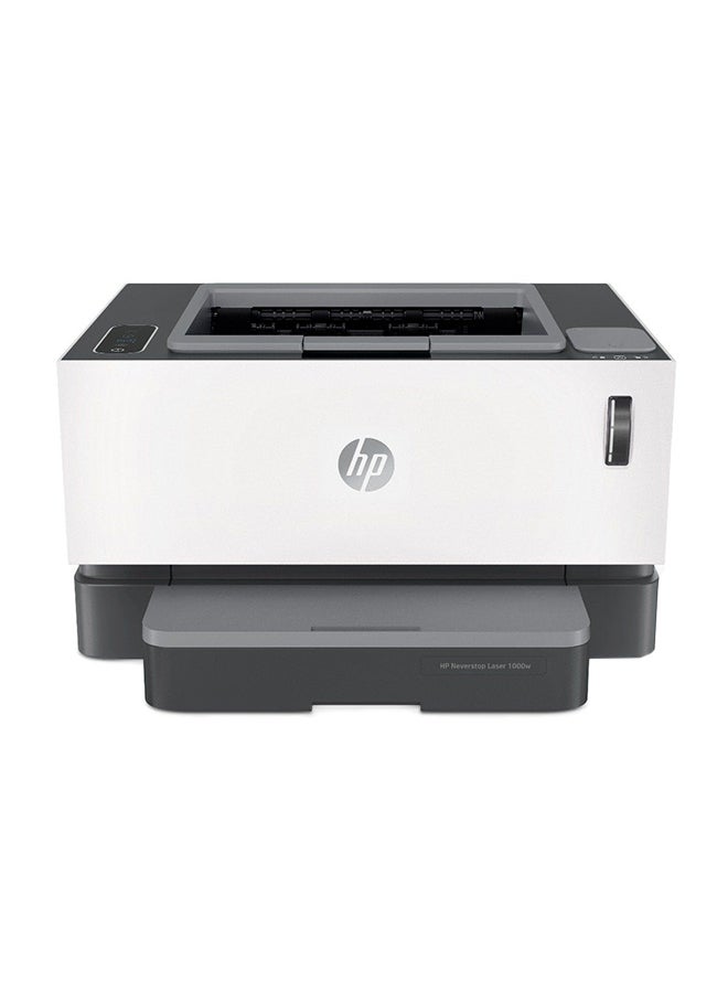 HP Neverstop Laser 1000w Wireless Printer Grey/White - Image 1