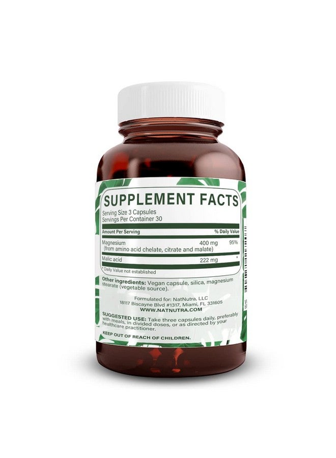 Natural Nutra Mega Magnesium® 400 Mg 90 Capsules (Pack Of 2) - Image 3