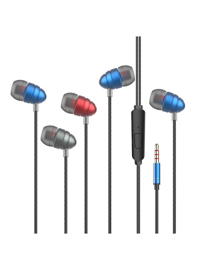 Yoodex Earplug Wire-controlled Headset Multicolor Optional 3.5mm Interface Wired Call Headset-Color:3.5mm Interface-red  - Image 5