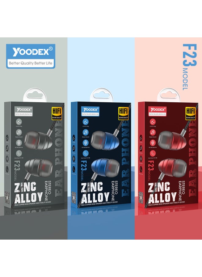 Yoodex Earplug Wire-controlled Headset Multicolor Optional 3.5mm Interface Wired Call Headset-Color:3.5mm Interface-red  - Image 4