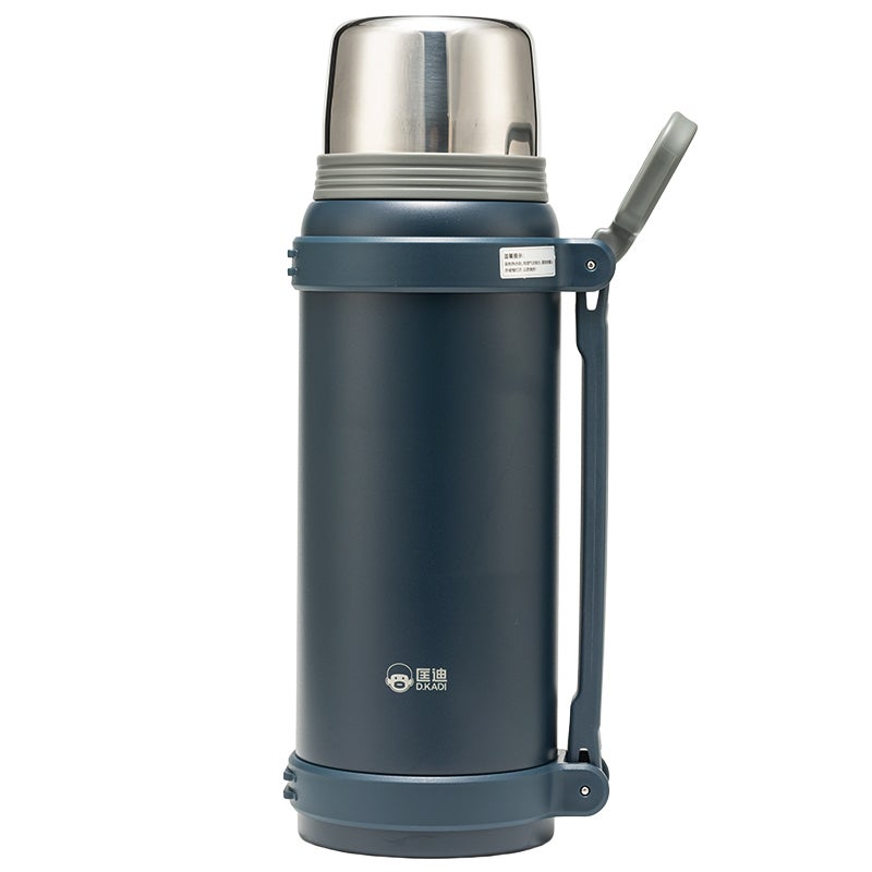 1.8L 9083 Vacuum Travel Pot, 304 Stainless Steel, Dual Lids, Scratch Wear Resistant, Portable Outdoor Water Bottle - Image 1