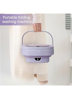 Portable Washing Machine, 8.5L Mini Foldable Washer and Spin Dryer Small Foldable Bucket Washer for Apartment Camping, RV, Travel, Underwear, Socks, Baby clothes, Personal (Purple) - pzsku/ZB08CC61CE08B2C96546EZ/45/_/1724814367/ca38ff77-4020-4d2f-9f03-f6944ab1946c