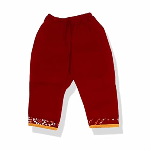 KIKE Jaamna Set for Newborn Baby Girls full jamna Pack of 1 (0-6 months, MULTICOLOR) - Image 2