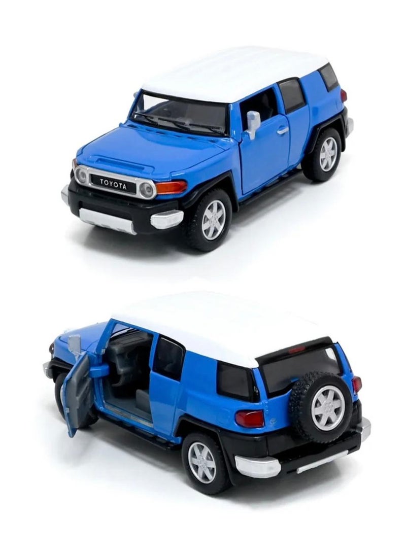 Kinsmart FJ Cruiser Cast Metal Doors Openable Pull Back Action Toy Car 