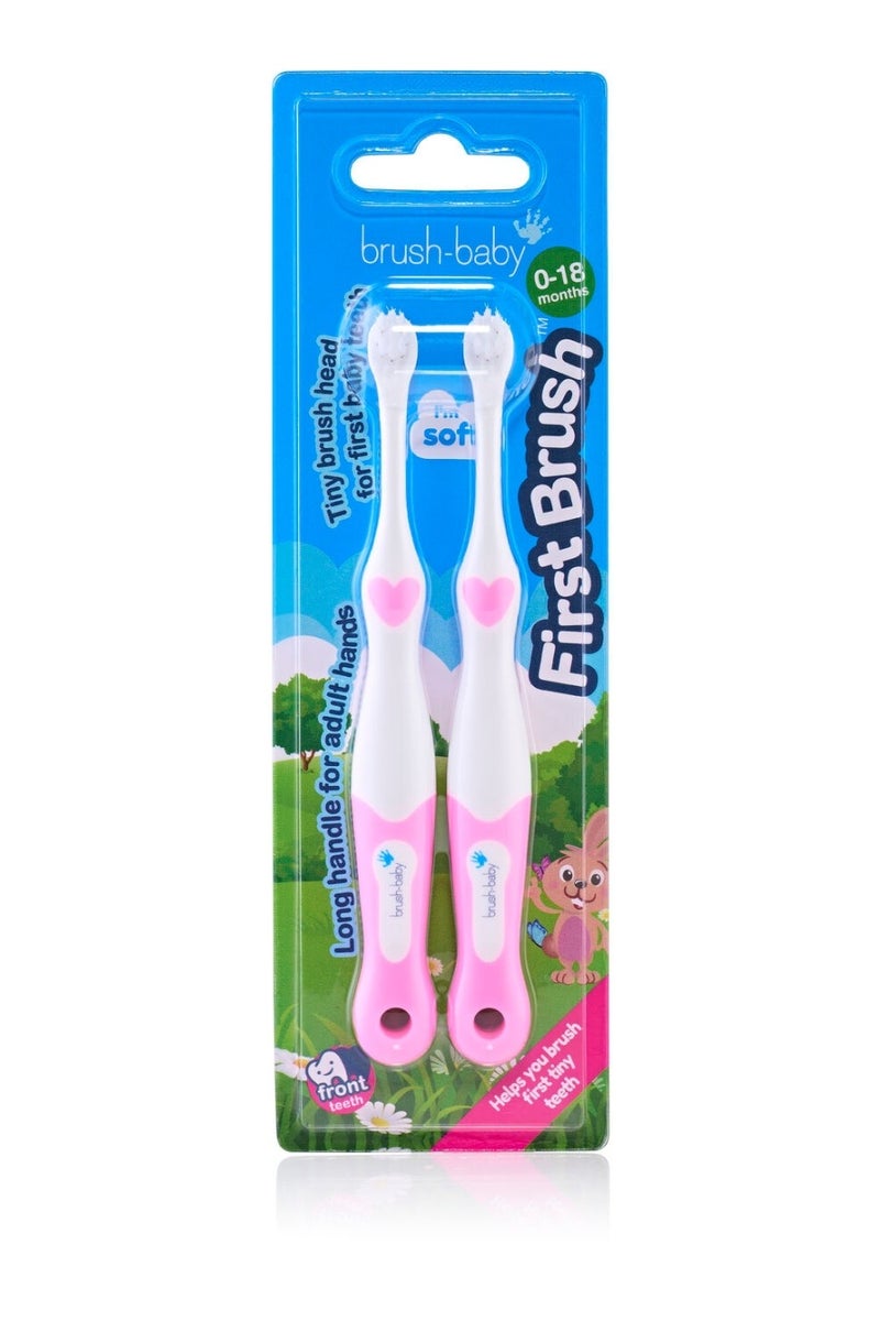brush-baby فرشاة أولى بألوان مختلطة (عبوة مزدوجة) - Image 5