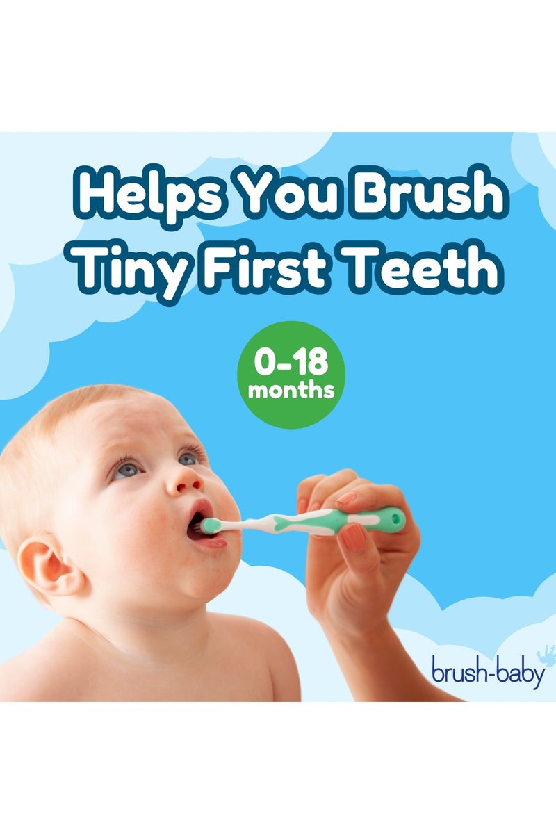 brush-baby فرشاة أولى بألوان مختلطة (عبوة مزدوجة) - Image 2