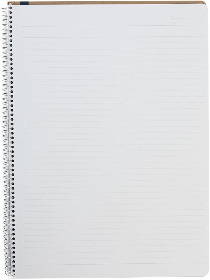 Maruman SPIRAL NOTE BASIC 8.58 x 11.69 inches (A4) after detached, 6.5mm 38-lined, 80 Sheets (N235ES) - Image 2