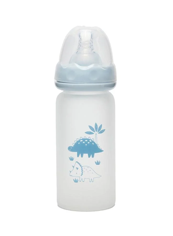 أطفال وأكثر Babies & More Baby Blue Shatterproof Glass Feeding Bottle 120ml