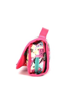 SMILY KIDDOS Smily Kiddos Multipurpose Pencil Cases (Pink) Cosmetics Bag Travel Bag Large Capacity Pencil Pouch  - Image 3