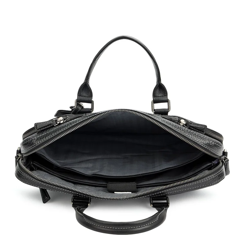 Da Milano black Classic Laptop Bag (M)  | Best Price UAE