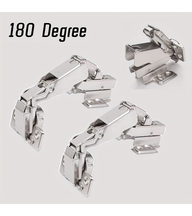Zula 6 Pcs 180 Degree Large Bend Half Overlay Concealed Hinge - Image 1