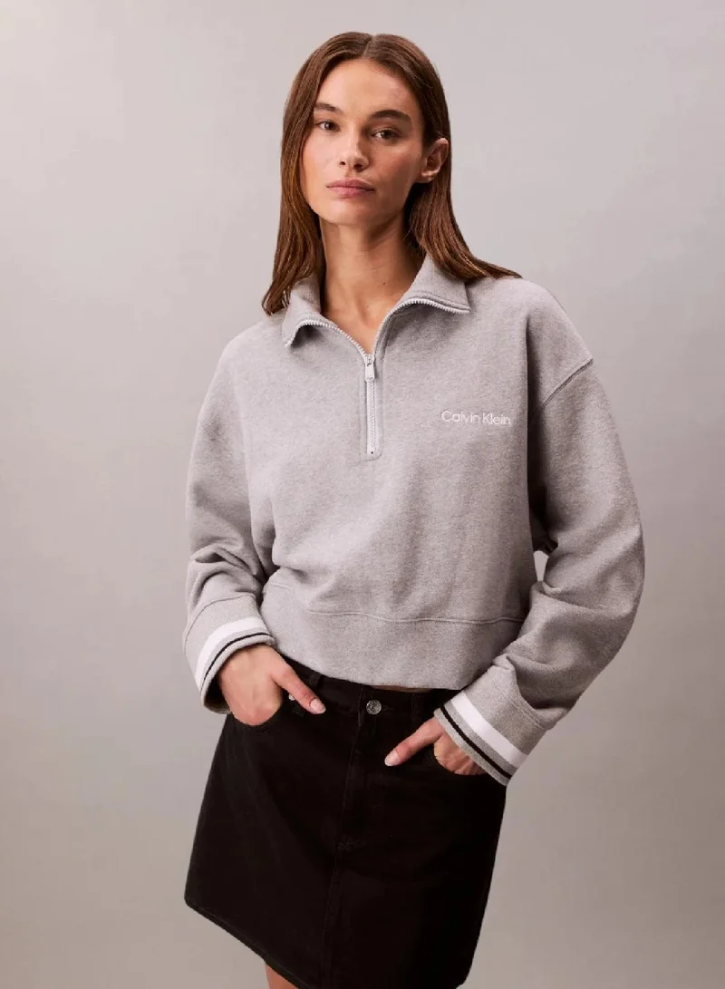 French Terry 1/4 Zip Sweatshirt