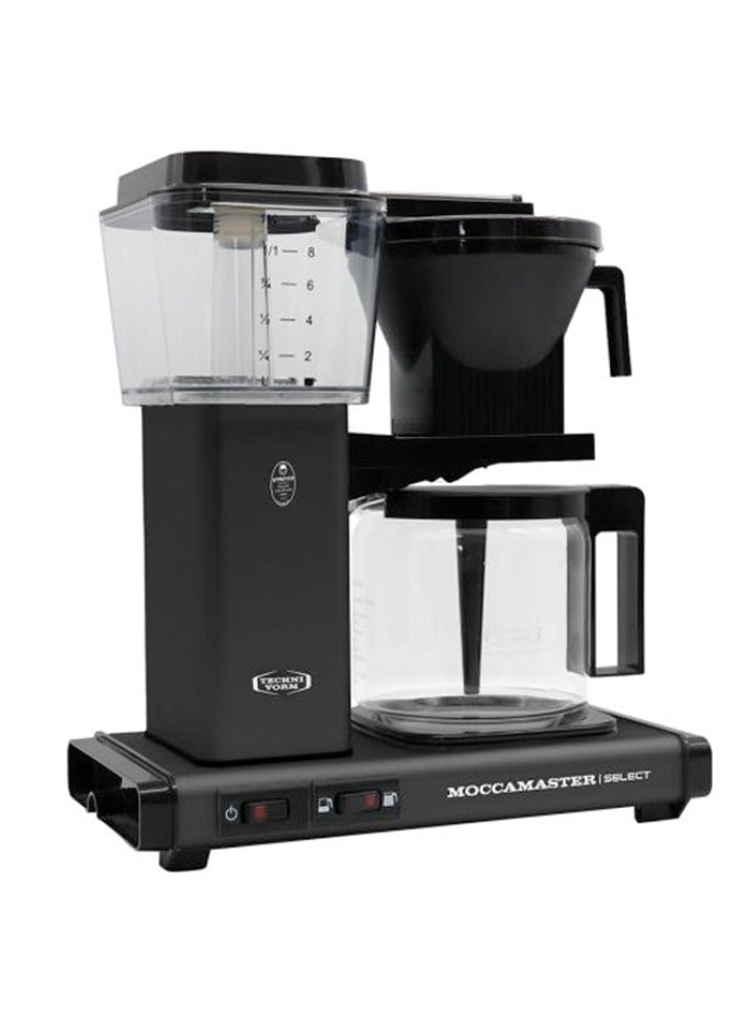 موكا ماستر KBG Coffee Brewer: ماكينة تحضير القهوة المفلترة مع دورق زجاجي – 1.25 لتر – مات بلاك  - Image 3