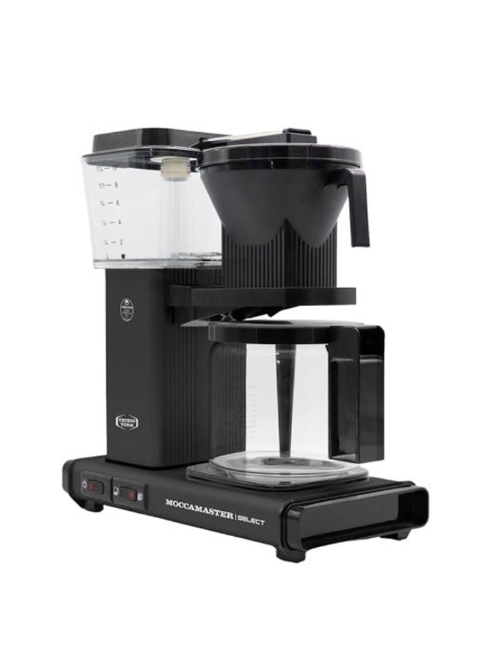 موكا ماستر KBG Coffee Brewer: ماكينة تحضير القهوة المفلترة مع دورق زجاجي – 1.25 لتر – مات بلاك  - Image 2