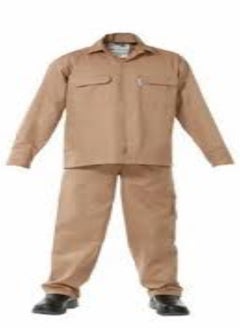 KNP KNP Beige Industrial Coverall (Medium) is designed for individuals who need a medium-sized workwear option.  - Image 2