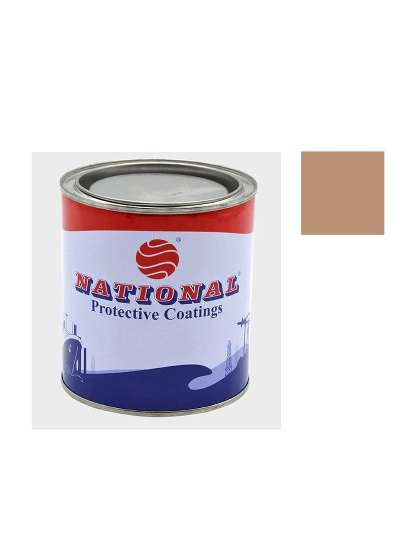 NATIONAL PAINTS National Paints Enamel Paint Caterpillar Yellow 350, High-Gloss Oil-Based Finish for Wood & Metal Surfaces - Image 1