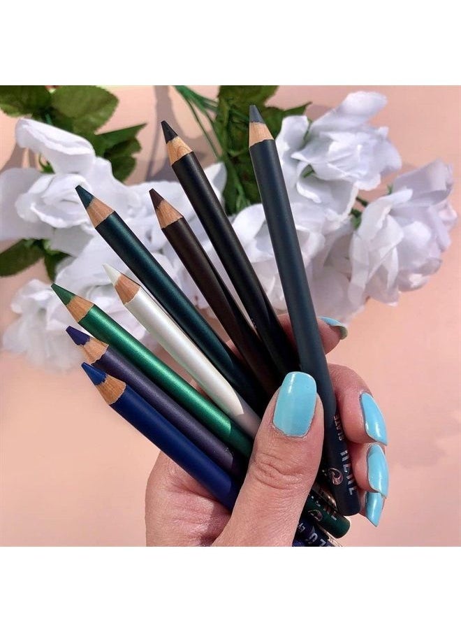Zuzu Luxe - ZUZU LUXE Eye Defining Pencil (Leaf - Blue Green), Eyeliner Infused with Jojoba Seed Oil, Super Smooth formula glides on to define eyes. Natural, Paraben Free, Vegan, Gluten-free, Cruelty- free, Non G - Image 1